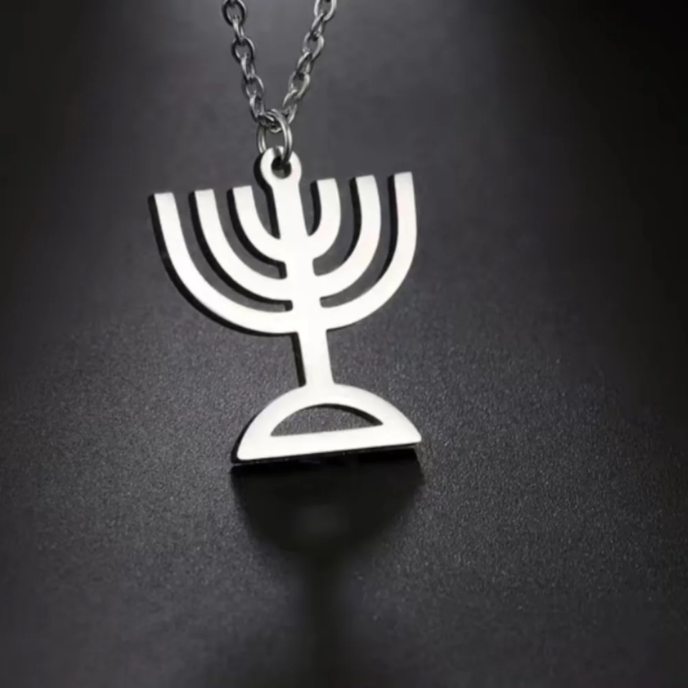 Necklace--7 Branch Menorah